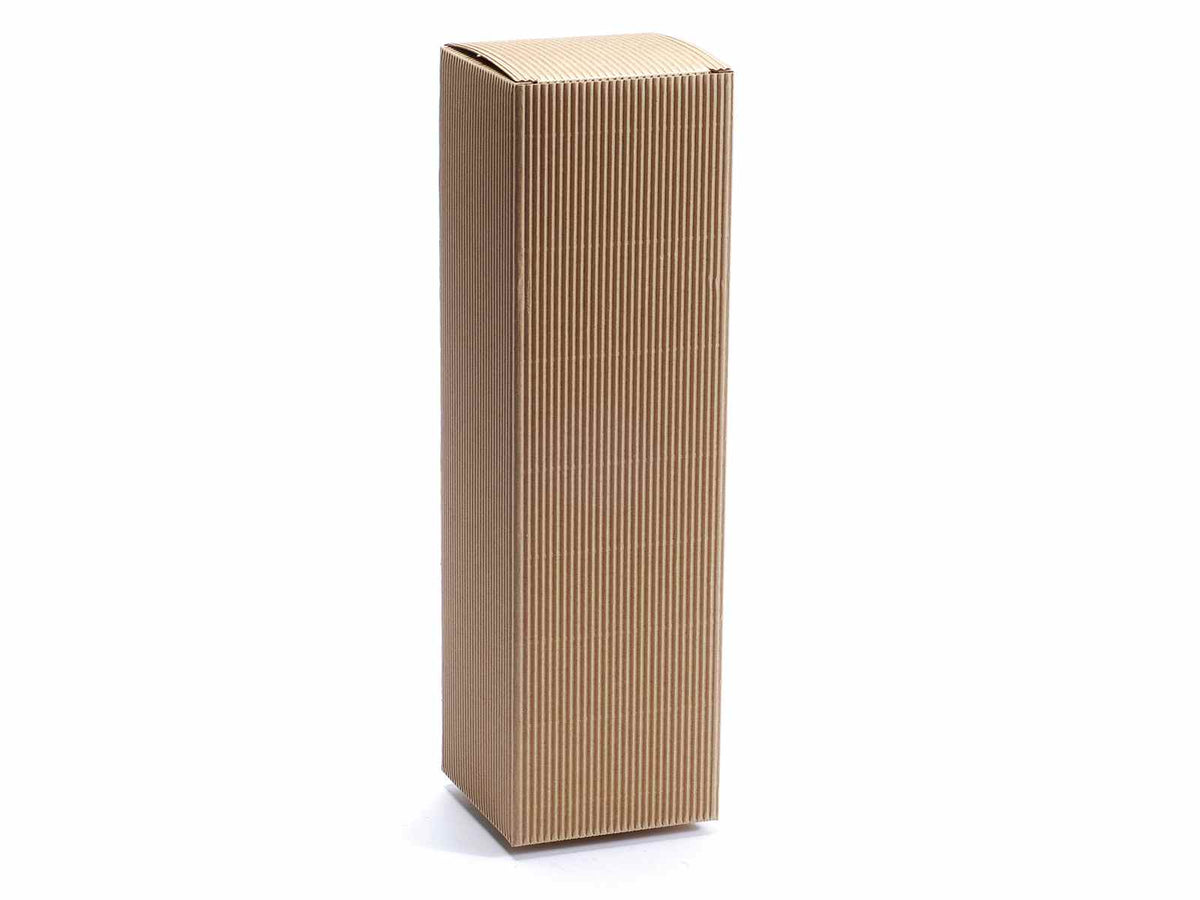 Scatola naturale rustica, set da 10 pezzi, cm 10 x 10 x 35 H