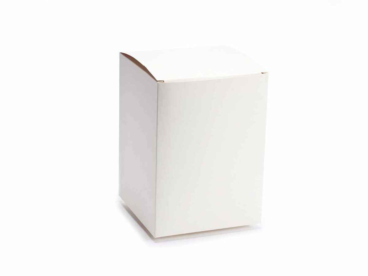 Scatole color avorio per confezioni, set da 25 pezzi, cm 16 x 16 x 22 H