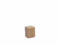 Scatole naturali rustiche, set da 50 pezzi, cm 7 x 7 x 9 H
