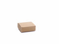 Scatole regalo con coperchio rustiche avana, set da 40 pezzi, cm 14 x 12,5 x 4,5 H