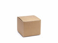 Scatole confezioni regalo rustiche avana, set da 25 pezzi, cm 18 x 18 x 15 H