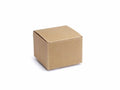 Scatole rustiche avana con coperchio, set da 20 pezzi, cm 16 x 16 x 12 H