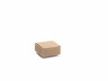 Scatole regalo rustiche avana con coperchio, set da 50 pezzi, cm 10 x 10 x 4,5 H