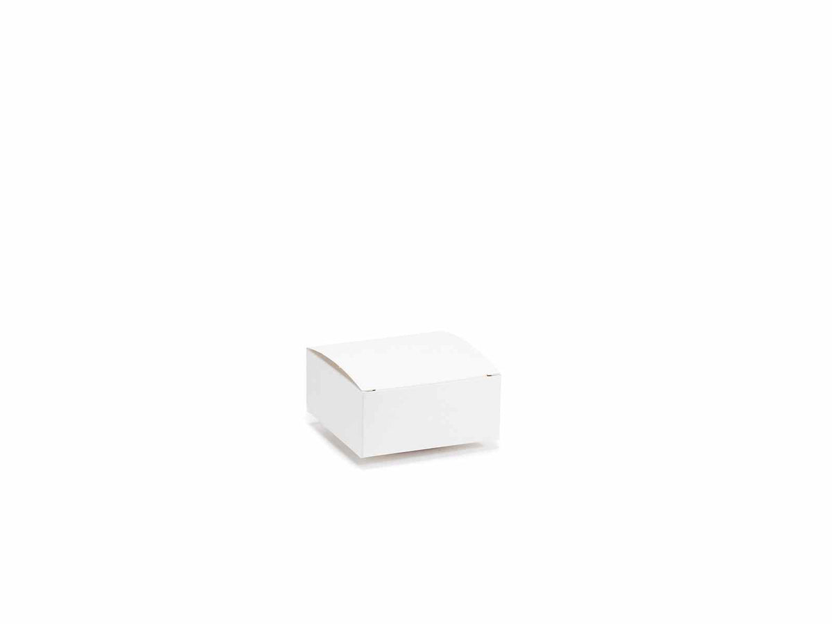 Scatoline classiche da regalo color avorio, set da 50 pezzi, cm 10 x 10 x 4,5 H