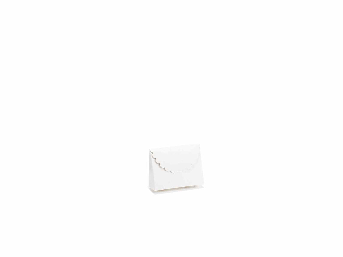 Scatola a borsetta color avorio, set da 75 pezzi, cm 8,5 x 3 x 6,5 H