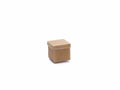 Scatole naturale rustica con coperchio, set da 30 pezzi, cm 8 x 8 x 8 H