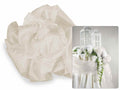 Teli in organza ecrù / champagne, Mt 3 x 1,5 H
