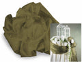 Teli in organza verde militare, Mt 3 x 1,45 H