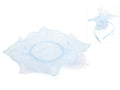 Tulle a sacchetto per bomboniera in organza bicolore con base a stella, set da 25 pezzi, cm 25 x 25 H