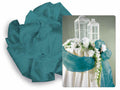 Teli in organza pavone, Mt 3 x 1,45 H