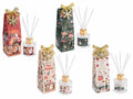 Profumatori per ambiente di Natale con stick e confezione regalo con pendente, set da 8 pezzi, Ø 5 cm x 6 H (con stick 14,5)