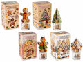 Profumatori di Natale per ambiente con diffusore 3D in carta assorbente, set da 4 pezzi, Ø5cmx6,5H (con stick13,5)