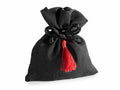 Sacchetti bomboniera per Laurea con nappina rossa e tirante, set da 40 pezzi, cm9,5x11,5H (al tirante7,5)