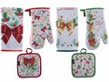 Set tessili da cucina con guanto, presina e asciugapiatti in microfibra, set da 2 pezzi, Asciugapiatti: cm 38 x 64 H