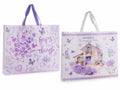 Borse riutilizzabili in tessuto non tessuto con stampa lavanda, set da 18 pezzi, cm49x12x40H (con manici56)