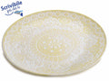 Piatti decorativo in legno con decori in rilievo, set da 2 pezzi, Ø 34,5 cm
