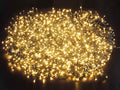 Fili di luci di Natale da 30 metri con 1500 luci led bianco caldo e cavo verde, m 30 con luci+5 solo cavo