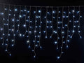 Luci di Natale connettibili a pioggia, cascata con 80 fili pendenti e 608 led, Cascata: m 8 x 1 H