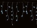 Luci a pioggia natalizie con 60 fili pendenti e 228 led bianco freddo. Per uso, Cascata: Mt 6 x 50 cm H