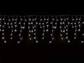 Luci luminarie a pioggia con 180 fili pendenti e 900 led bianco freddo. Per uso, Cascata: m18 x 70 cm H