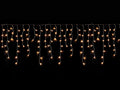 Luci luminarie a pioggia con 180 fili pendenti e 900 led bianco caldo. Per uso, Cascata: M 18 x 70 cm H