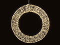 Corone luminose, luminarie a ghirlanda in metallo, 960 luci LED bianco caldo, Ø 60 cm