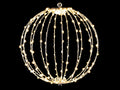 Luminaria di Natale a palla luminosa da appendere con anima in metallo, 192, Ø 30 cm