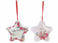 Scatole regalo natalizie a stella in metallo, apribili e alimentari. Perfette, set da 12 pezzi, cm 12,5 x 4,5 x 12 H