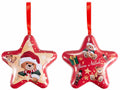 Scatole regalo natalizie a stella in metallo, apribili e alimentari. Perfette, set da 16 pezzi, cm 9 x 5 x 9 H