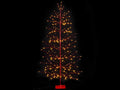 Alberi rossi luminosi da 1,80 metri con 232 lucine LED bianco caldo e 107 rami, M 1,80 H