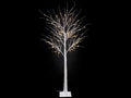 Albero di Natale luminoso effetto betulla m 1,60 H con 96 luci LED bianco caldo, M 1,60 H