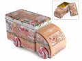 Scatola a forma di furgoncino adatta al contatto diretto con alimenti, ideale, set da 4 pezzi, cm 22 x 9,5 x 11 H