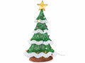 Alberi di Natale con anima in metallo con luci LED. Luminaria di Natale, cm 70 x 30 x 120 H