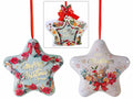 Scatole regalo natalizie a stella in metallo, apribili e alimentari, set da 12 pezzi, cm 12,5 x 4,5 x 12 H