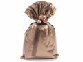 Busta a sacchetto regalo metallizzata bronzo opaco. Ideale per confezioni, set da 50 pezzi, cm 25 x 40 H