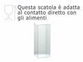 Scatole lunghe rettangolari trasparenti in PET - uso alimentare, set da 30 pezzi, cm 4,7 x 4,7 x 12,5 H