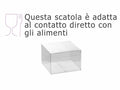 Scatole in pvc rettangolari trasparenti per confezioni, set da 30 pezzi, cm 7,5 x 7,5 x 5 H
