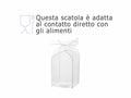 Scatole regalo rettangolari trasparenti in PET - uso alimentare con chiusura, set da 10 pezzi, cm 12,5 x 12,5 x 16 H