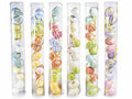 Mini uova di Pasqua in plastica dipinte a mano in tubo da 12 pezzi, set da 6 pezzi, Ø 3 cm x 4 H
