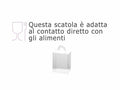 Scatole rettangolari trasparenti con manico in PET - uso alimentare, set da 30 pezzi, cm7x4,8x9,5H (con manici12,5)