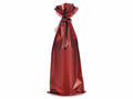 Busta a sacchetto regalo metallizzata rosso opaco. Ideale per confezioni, set da 100 pezzi, cm 16 x 45 H