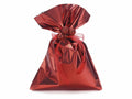 Busta a sacchetto regalo metallizzata rosso opaco. Ideale per confezioni, set da 100 pezzi, cm 20 x 30 H