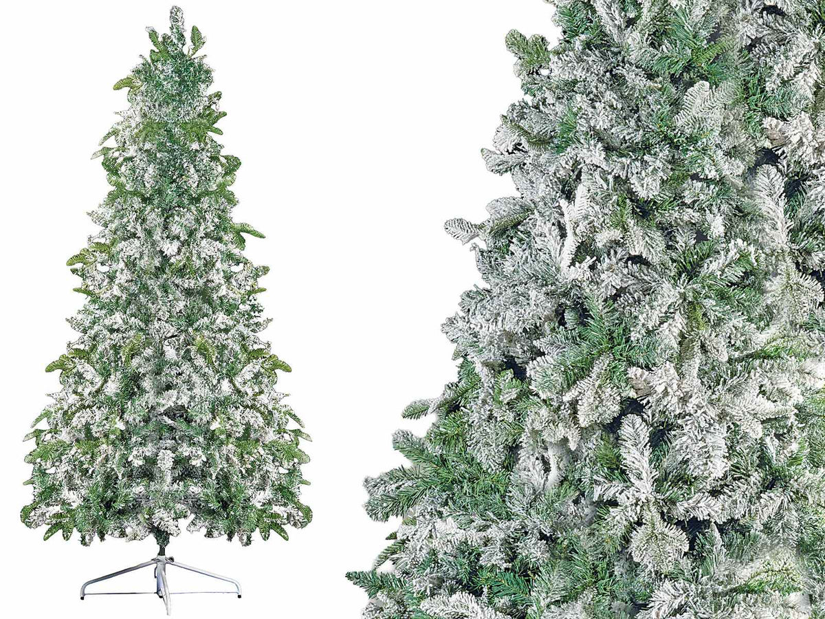 Pini natalizi artificiali innevati / alberi di Natale modello Calgary 2,10m H, M 2,10 H
