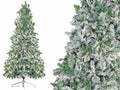 Pini natalizi artificiali / alberi di Natale innevati Calgary 2,40m H con 1379, M 2,40 H