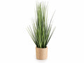 Piante ornamentali verdi artificiali in vaso in corda, set da 2 pezzi, Ø 11 cm x 53 H