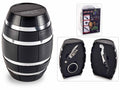 Botte con accessori vino sommelier in confezione regalo, set da 2 pezzi, Ø 9,5 cm x 14 H