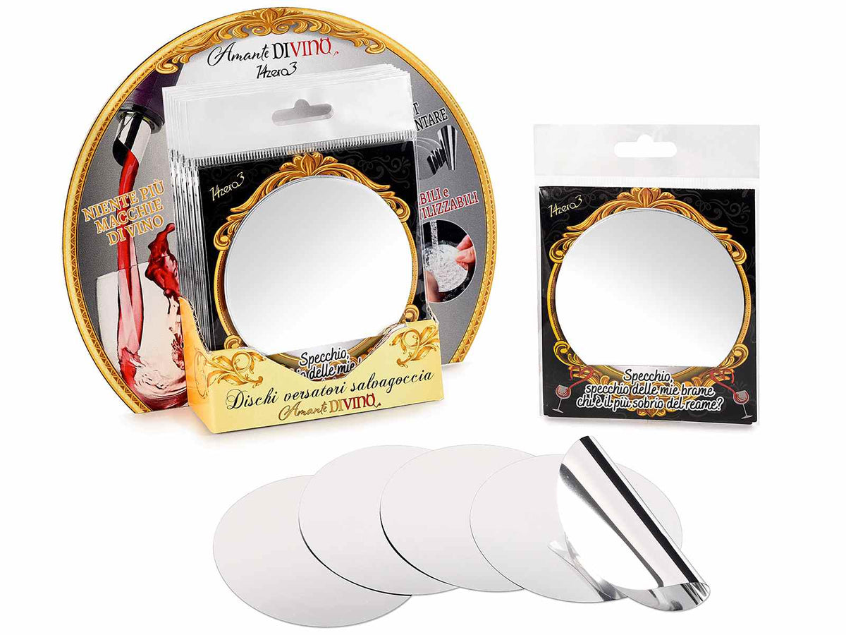 Accessori vino dischi versatori per vino pieghevoli dropsaver salvagoccia, set da 20 pezzi