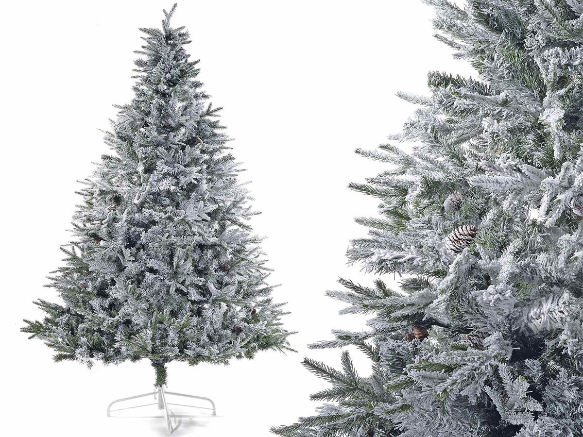 Pini natalizi / alberi di Natale super innevati New Canada H 180 con 736 rami, M 1,80 H