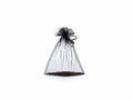 Sacchetto in organza nero con coulisse di chiusura in raso è una soluzione, set da 30 pezzi, cm 23x30H (al tirante 24,5)