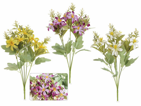 Mazzi di fiori d'arancio artificiale, set da 9 pezzi, cm 28 H (con gambo 37)